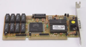 OAK TECHNOLOGY TX2953526 1991 16-BIT ISA VGA OTIVGA GRAPHICS CARD READ - Picture 1 of 3