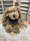 Boyds Bears Indy #91757 Fall 1999 5” Plush Bailey & Friend Dog wVest/Bow Tie Tag