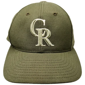 Colorado Rockies MLB Athletic Baseball Cap Hat Men's Green Logo Size Snapback - Picture 1 of 7