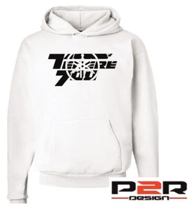 Felpa cappuccio Yamaha TENERE 700 bianco white hoodie sweatshirt - Imagen 1 de 1