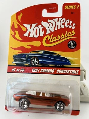 Hot Wheels Classics Series 2 - 1967 Chevy Camaro Convertible - 1:64 Diecast - Image 1 of 3