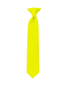 Manzini® Neck Wear Boys' Kids' Children's Solid Pre Tied Ready to Clip On Tie - Picture 1 of 52