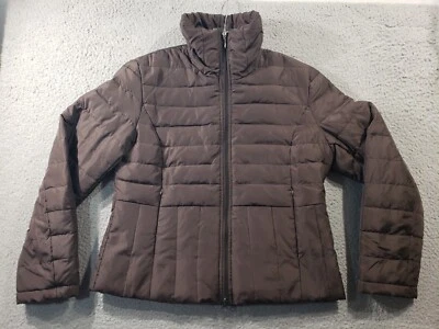 Женская куртка-пуховик Kenneth Cole Reaction большой серо-коричневый пуховик на молнии - Изображение 1 из 4