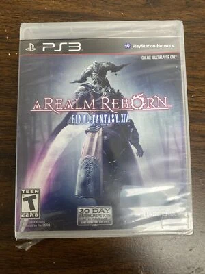 Disco suelto sellado de fábrica Final Fantasy XIV A Realm Reborn (PS3) nuevo Foto 1 de 4
