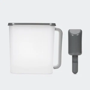 9L Pet Dog Food Storage Container With Scoop Dry Food Storer Clip Lock Box - Picture 1 of 9