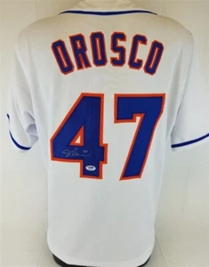 Jesse Orosco Signed Mets Jersey (PSA COA) 2×World Series champion (1986, 1988) - Picture 1 of 6