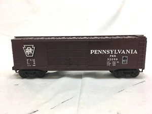 MTH RAILKING 30-74104 O-SCALE PENNSYLVANIA 40' DOUBLE DOOR BOXCAR #32099 C-9  - Picture 1 of 9