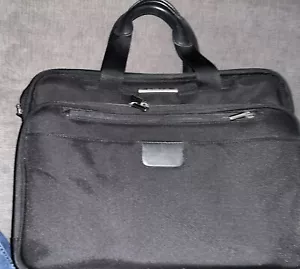 Briggs & Riley Black Expandable Messenger Laptop Briefcase Shoulder Bag - Picture 1 of 11