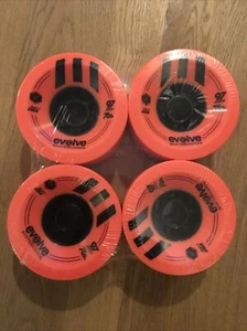 EVOLVE GT/R ELECTRIC / LONGBOARD SKATEBOARD WHEELS. ABEC FIXING. ORANGE. NEW. - Picture 1 of 5
