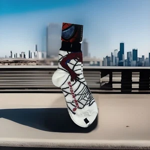 Spider-Man Vintage Kids Childrens Socks New NWT 2002 Marvel Y2K Size 6-8 1/2 - Picture 1 of 4