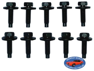 Ford Lincoln Mercury Body Fender Frame Factory Correct 5/16-18 Bolt Bolts 10pc F - Picture 1 of 10
