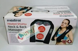 MEDITAL Massaggiatore Shiatsu Riscaldato Collo e Schiena DGI 2209 - Impastare Tessuti Profondi... - Foto 1 di 4