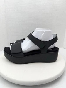Alegria Tam 601 Womens Black Leather Mary Jane Shoes EU 39 US 8 Platform Sandals - Picture 1 of 12
