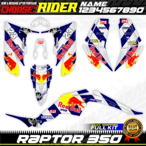 yamaha raptor 350 (2004-2014) kit decals graphics stickers atv wrap quad - Bild 1 von 2