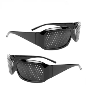 Eyewear Pinhole Glasses Training Eyesight Improvement Vision Care Exercise - Picture 1 of 1