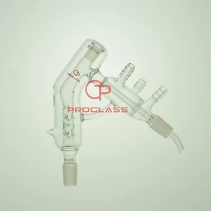 Laboratory Glass Jackt Micro Vigreux Distilling Short Path Adapter 14/20 - Picture 1 of 2