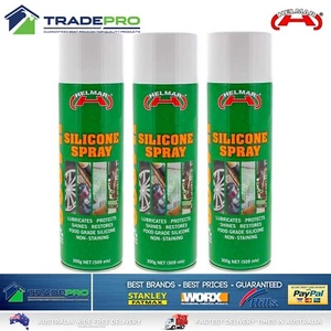 3x Silicone Spray Helmar 300 Lubricant Treadmill Marine Anti Squeak Friction Oil - Picture 1 of 5