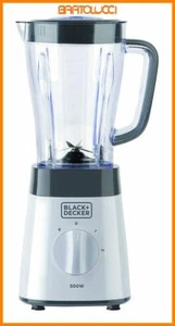 BLACK+DECKER BXJB500E Frullatore con caraffa, 1,5 lt. in plastica,colore Bianco - Foto 1 di 9