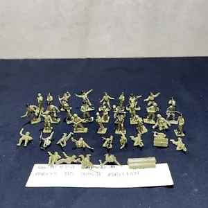 Vintage Airfix HO WW2 British Army set 1960s 39 Soldiers - Picture 1 of 12