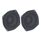 New 2Pcs 6.5 Inch Car Subwoofer Speaker 0 To 3Khz 83Db 3 Ohm Round Clear Sound