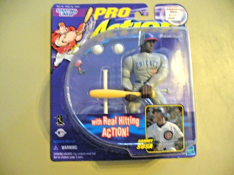 Hasbro Starting Lineup - Pro Action - Sammy Sosa #2 - 1998 - NEW - VINTAGE Cover