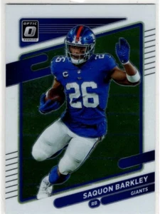 2021 Panini Donruss Optic Football Saquon Barkley No. 16 New York Giants - Bild 1 von 2