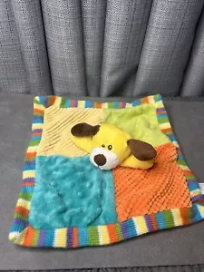 Animal Adventure Plüsch Welpe Hund Lovey Rassel gestrickt Manhattan Spielzeug gelb - Bild 1 von 9