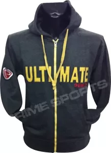 Prime Qualität Apparel SPORTS Flex Fleece Reißverschluss Kapuze Top Herren Kohle - Picture 1 of 2