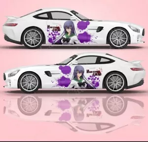 Itasha Custom Car Decals; Anime Inspired Car Decals; Itasha Side Decal,Both Side - Bild 1 von 1
