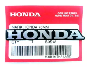 ORIGINAL Honda Aufkleber-7cm-SILBER/Schwarz-Sticker-Windshield-Logo-Emblema-70mm - Bild 1 von 1