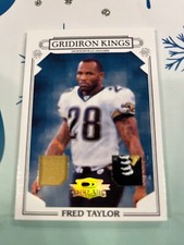 2007 Donruss Threads Pro Gridiron Kings Materials Prime #PGK-20 Fred Taylor /25