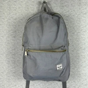 Herschel Backpack Settlement Gray School Big Kids Small Red Pinstripe Lined Gold - Picture 1 of 18