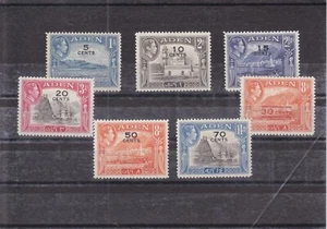 Adén - 1951 KGVI o/p Juego Definitivo, SG36-46 VLHM  - Imagen 1 de 2