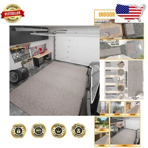 Durable 8' x 10'' Non-Slip Rug Pad - Extra Cushion & Spill Protection for Homes - Picture 1 of 11