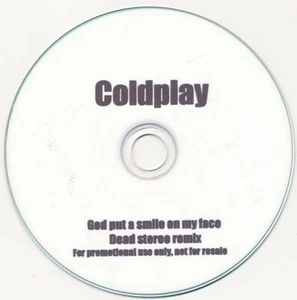COLDPLAY "GOD PUT A SMILE ON MY FACE" DEAD STEREO REMIX RARE PROMO CD MINT- - Imagen 1 de 1