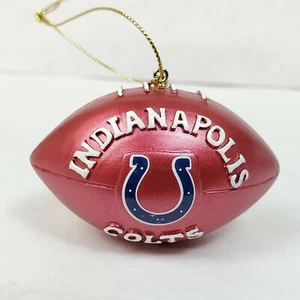 Offiziell lizenzierter NFL WILSON Indianapolis Colts FUSSBALL Weihnachtsschmuck  - Bild 1 von 3