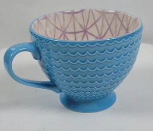 Signature Housewares Incorporated Stoneware Mug ~ Blue - Picture 1 of 8