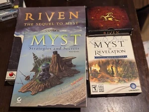 Myst PC Lot Including Riven: The Sequel to Myst Big Box PC Windows/Mac, 1997 - Picture 1 of 22