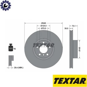 2x BRAKE DISC 92320405 FOR BMW X4F26 N55B30A 3.0L 6cyl X4 F26 - Picture 1 of 6