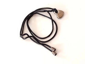Sterling Silver Heart Pendant Silk Necklace Links Of London Hallmarked - Picture 1 of 7