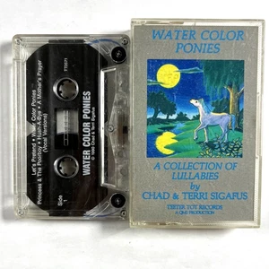 Water Color Ponies- Lullabies by Chad & Terri Sigafus (1990) Cassette Tape - Bild 1 von 3