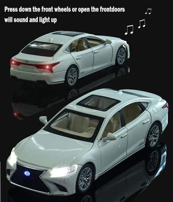 1:32 Lexus LS500h Model Sound&Light Alloy Car Kids Diecast Toy Collection Gifts - Image 1 of 4