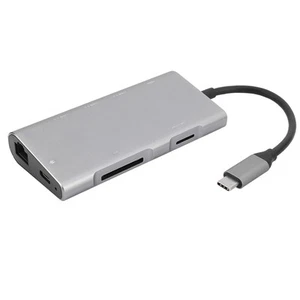 Type C To Hub Rj45 8 In-1 Multi Function Usb C Docking Station For No SPC - Afbeelding 1 van 12