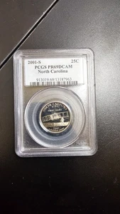 2001-S PCGS PR69DCAM North Carolina Quarter  - Picture 1 of 9