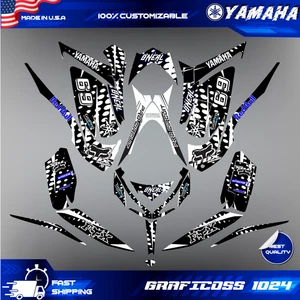 Yamaha Raptor 700 700R Grafik Kit 2013 2014 2017 bis 2025 Decals Aufkleber ATV - Bild 1 von 9