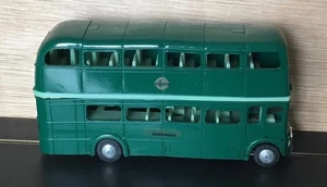 Minic Motorway M1545 Double Decker bus Green, working - Picture 1 of 5