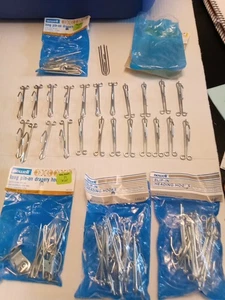 Vintage Newell Pin-on 3” Drapery Curtain Hooks Huge Lot NEW in Orig Bag - Picture 1 of 5