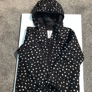 Gap Kids Cold Control Black and Silver Polkadots Steppjacke Größe S 6/7 LN! - Bild 1 von 11
