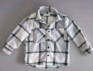Zara Plaid Shacket - Picture 1 of 7