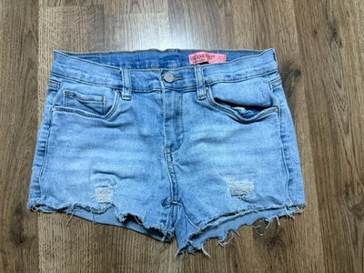 Pantalones Cortos Blank NYC, Niñas Talla 14, Azul, Dobladillo Crudo, Pantalones Cortos Jean Foto 1 de 4